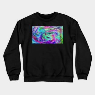 Abstract Painting "Garden Vortex" Crewneck Sweatshirt